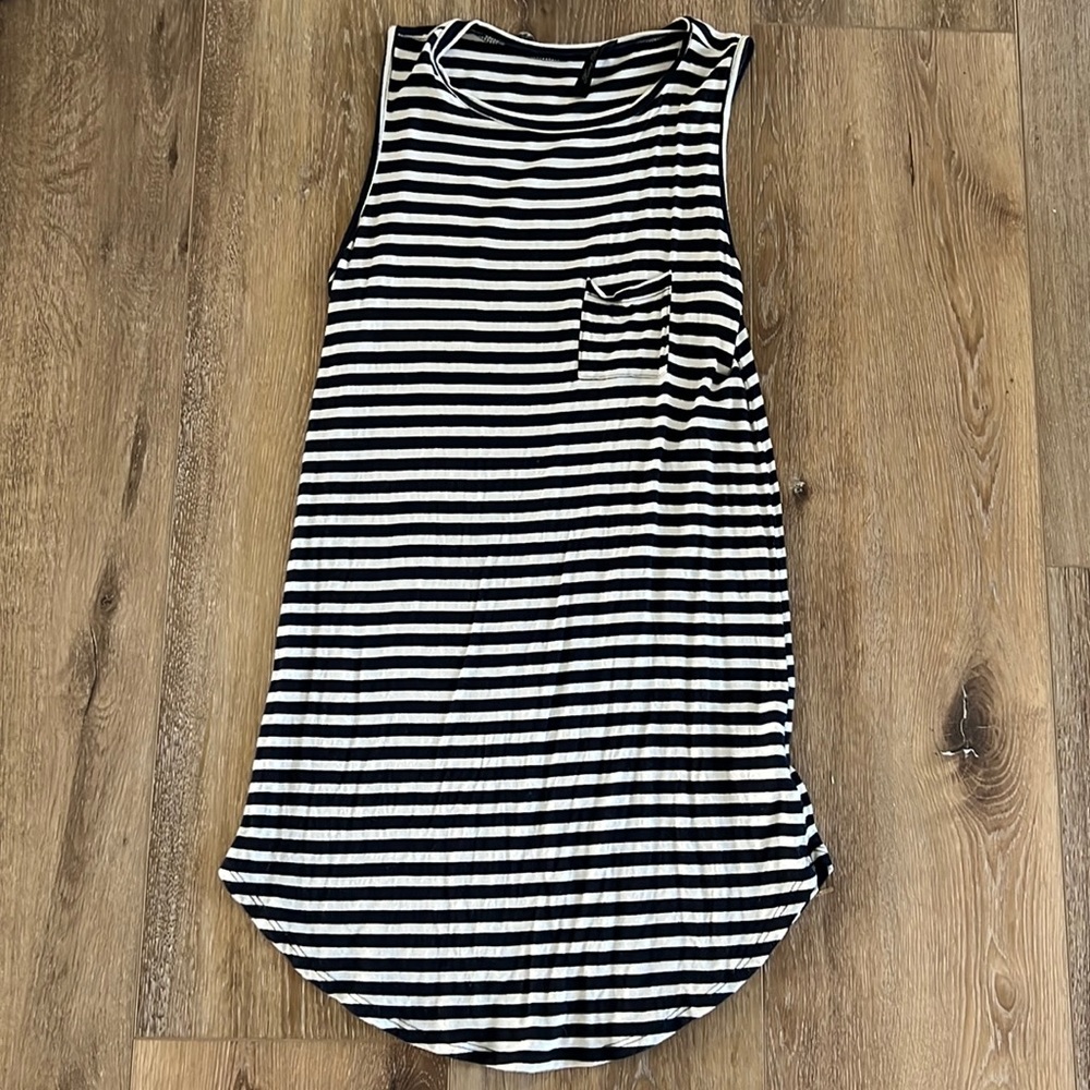 Mini stripped dress